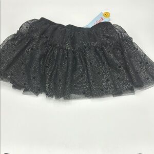 Cat & Jack Black Bubble Mini Skirt